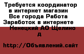 Требуется координатор в интернет-магазин - Все города Работа » Заработок в интернете   . Ненецкий АО,Щелино д.